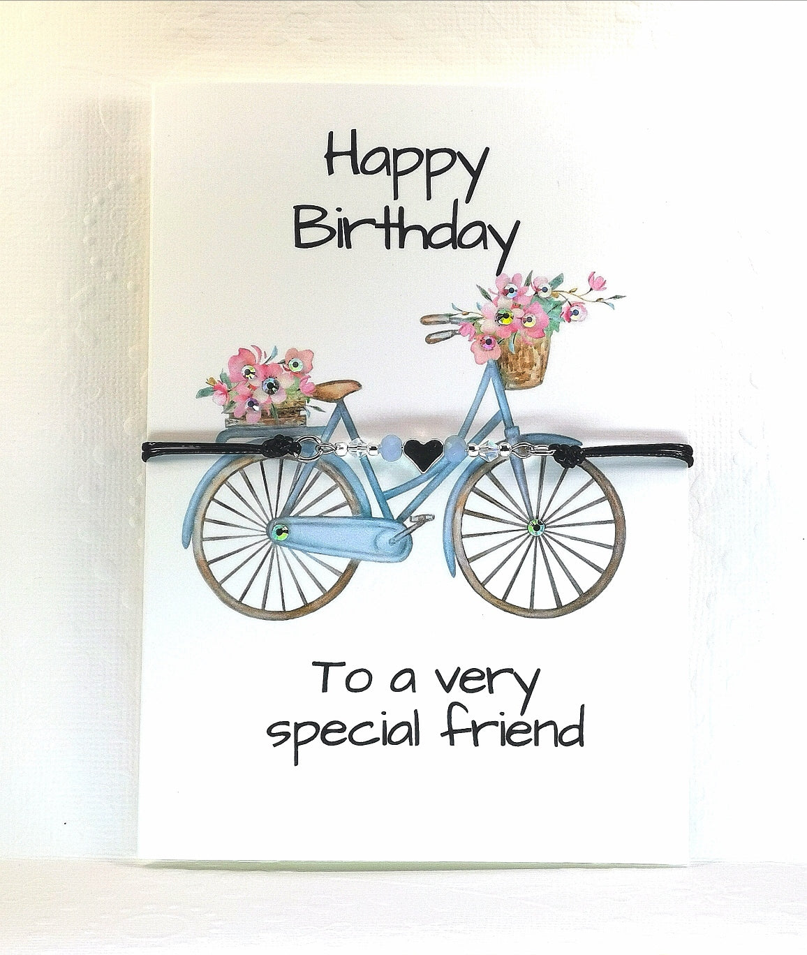 Friendship Birthday Card and Bracelet |   Happy Birthday to a very special friend Card | Cards that mean more