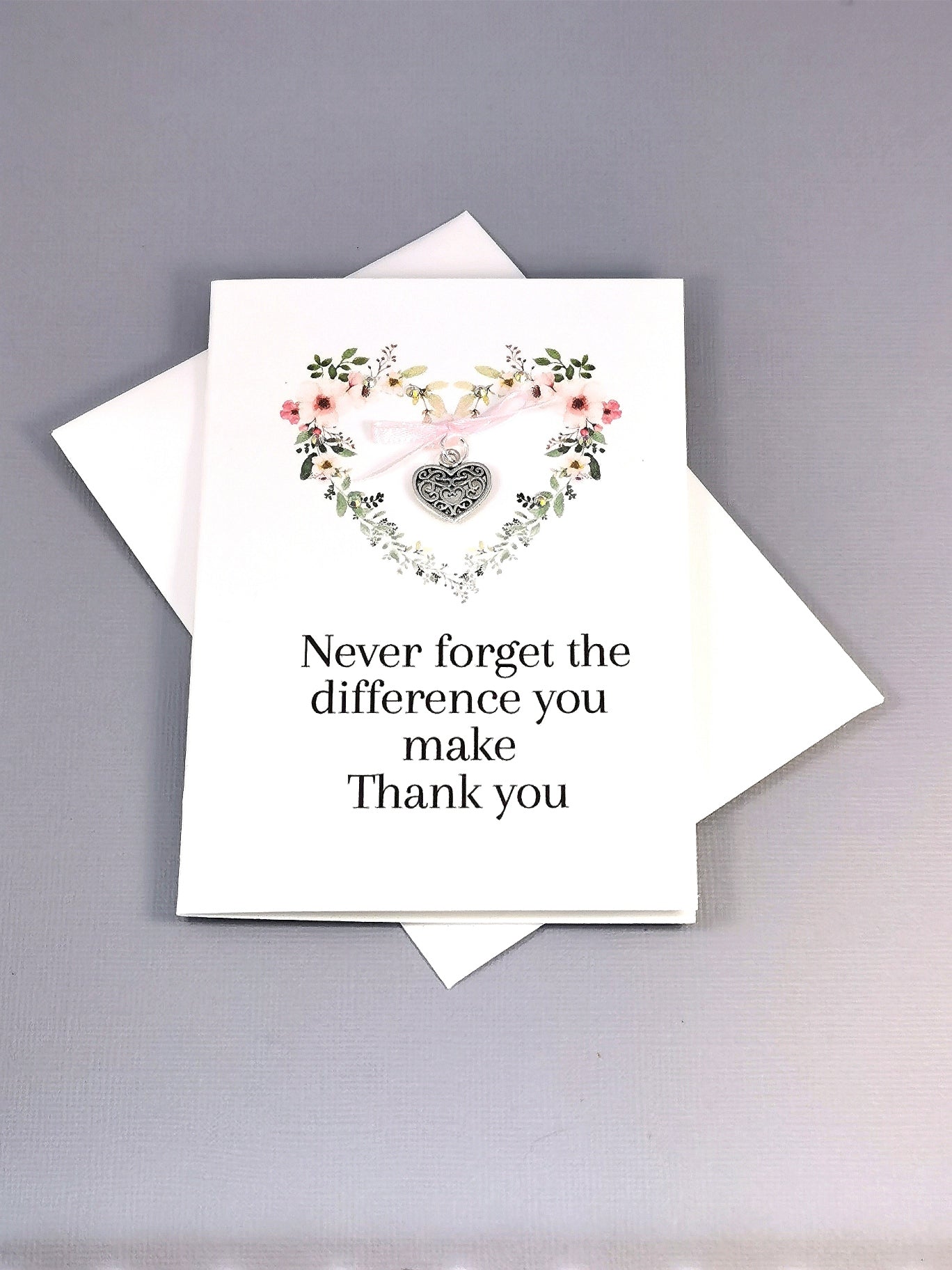 Thank you Appreciation Card  | Never forget the Difference you make thanks you card