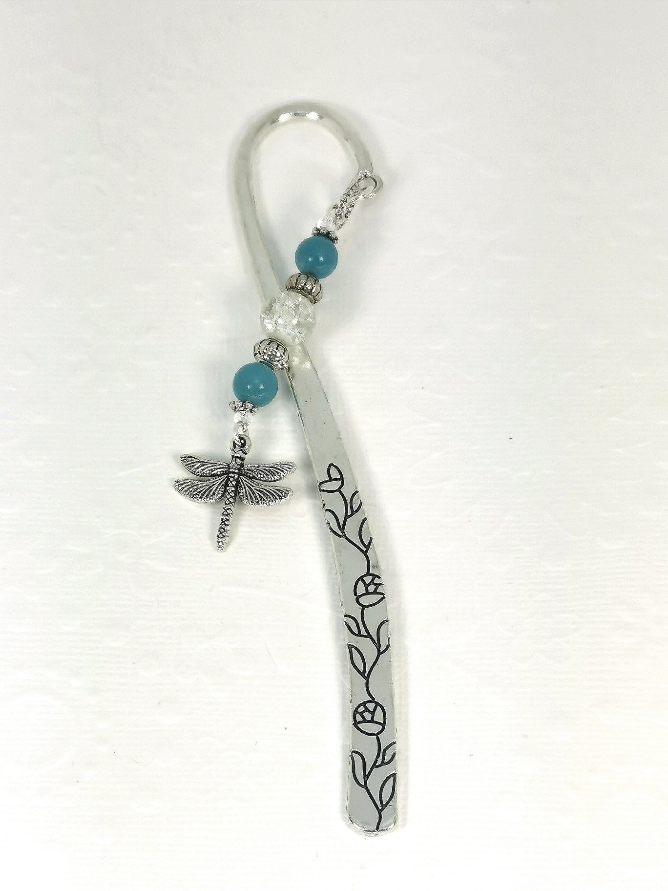 Gemstone Dragonfly Bookmark  |  Book Lover Gift  | Teachers Gift  | Retirement Gift