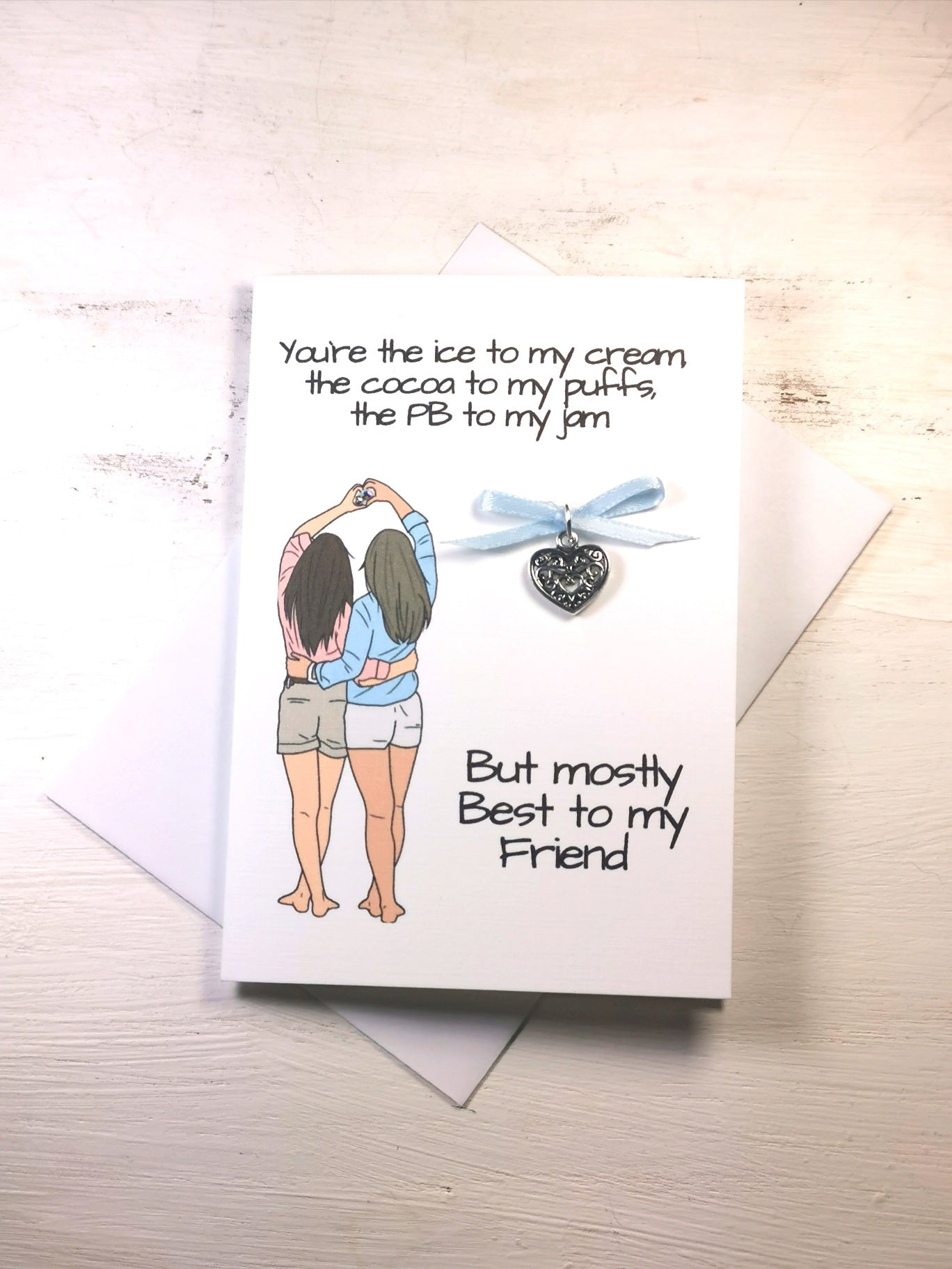 Best Friend Charm Card |   Other Half Best Friend funny Charm Card | Cards that mean more