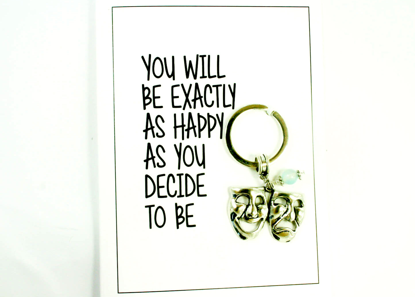 Happy As You Decide Card. KEY013