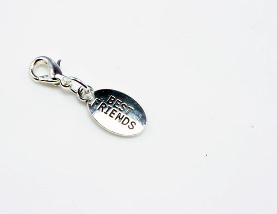 silver friends charm