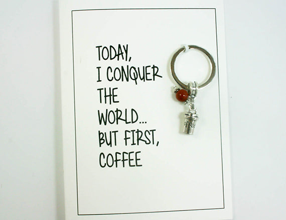 But First Coffee Card. KEY030