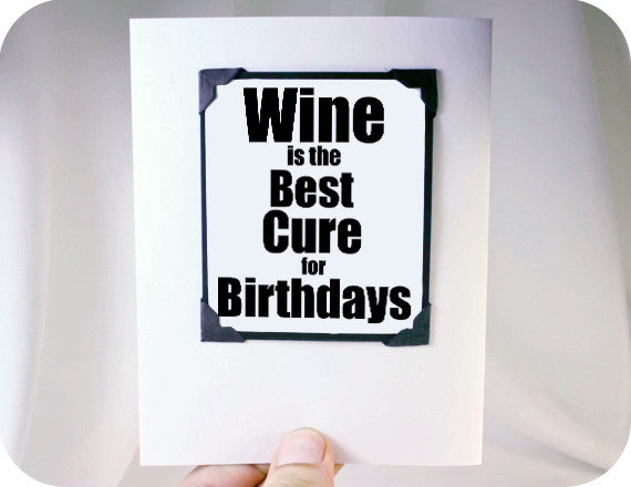 wine lover card funny birthday card