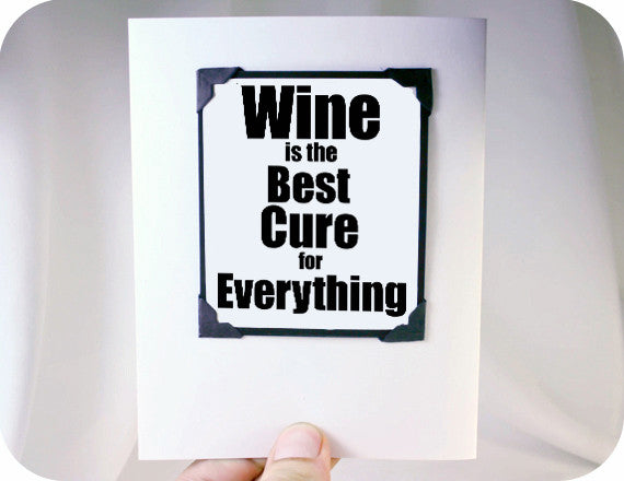 wine lover card funny card for girlfriends