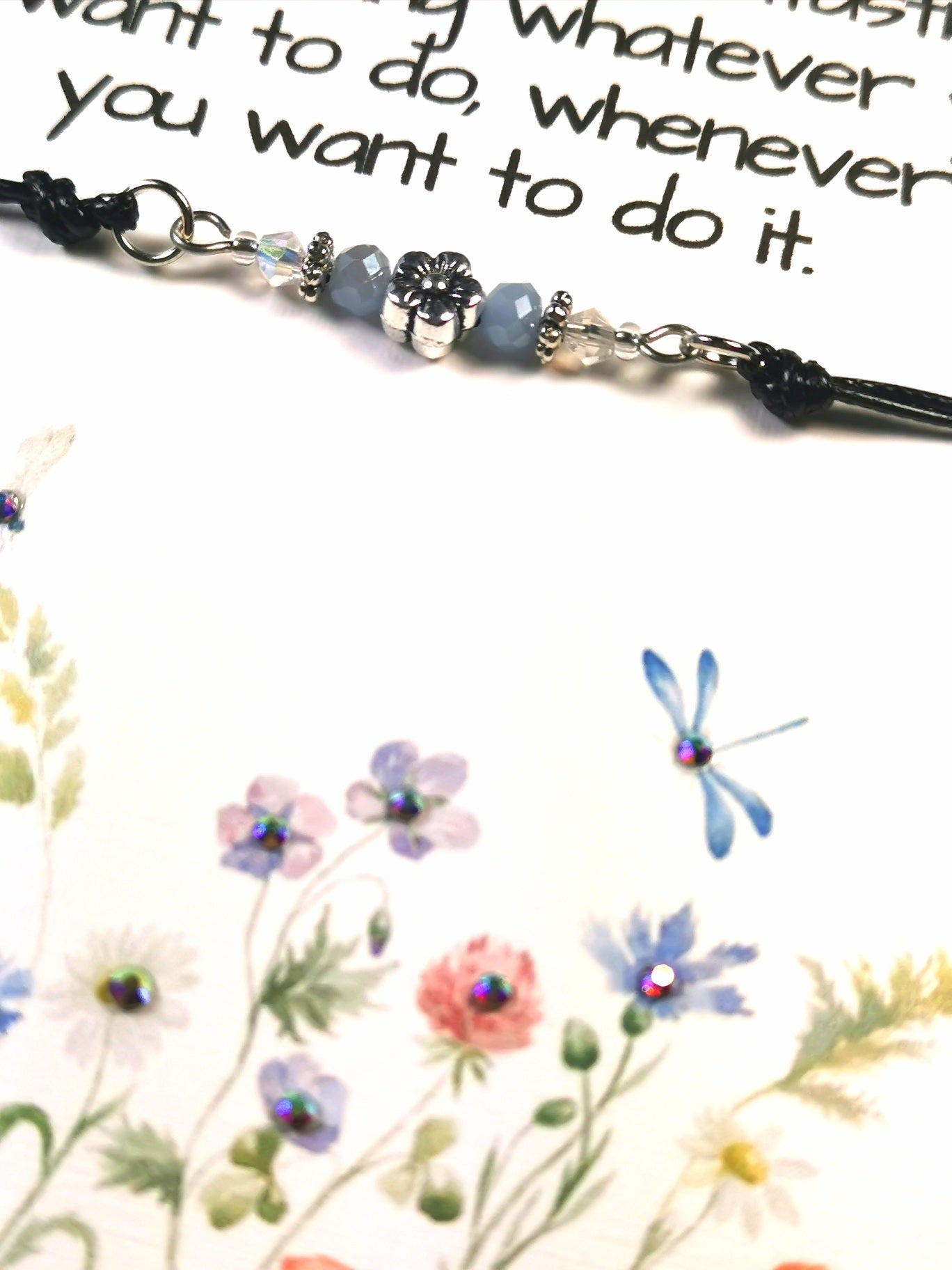 Happy Retirement Bracelet  Embellished card | Wishing you a fantastic future Bracelet retirement card