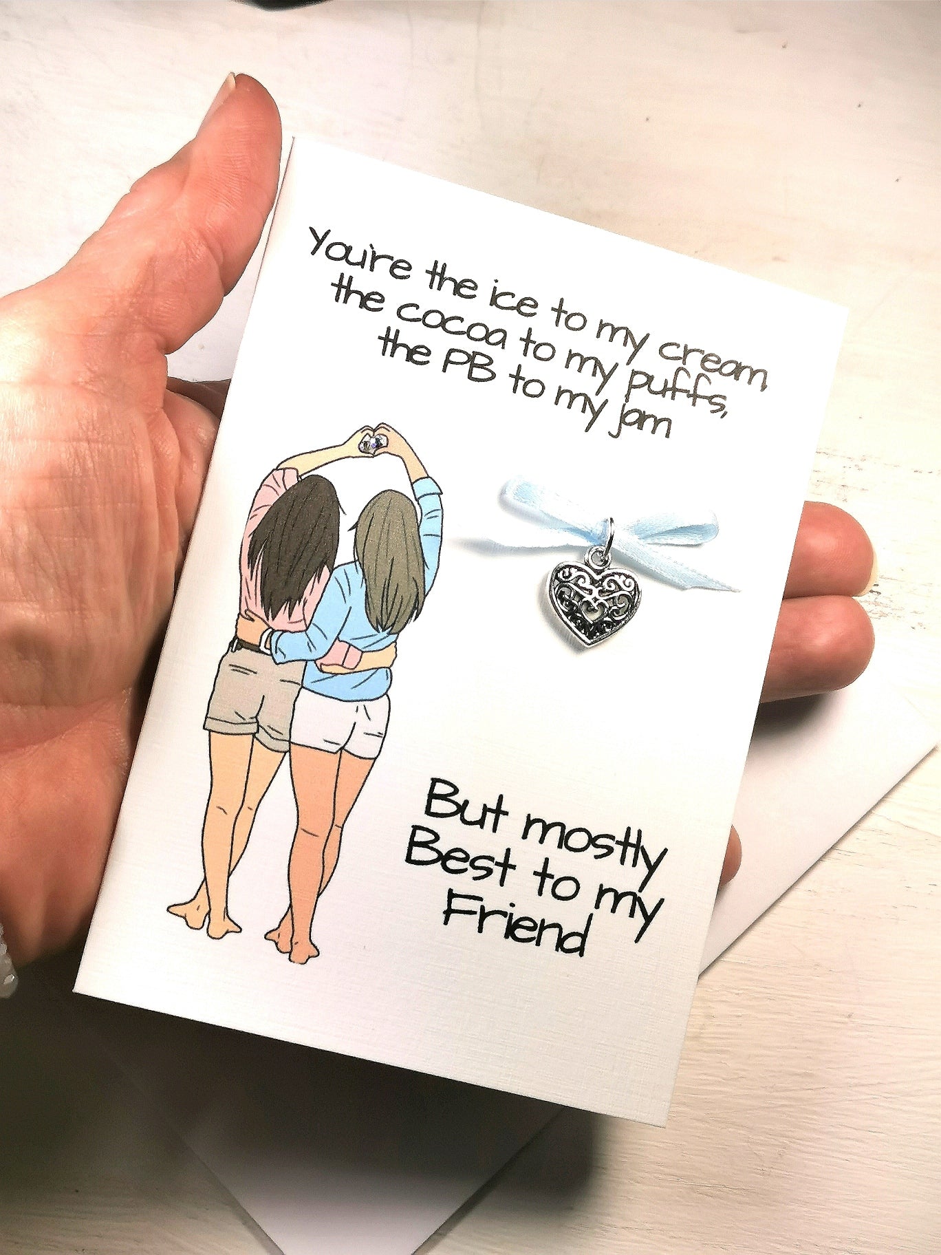 Best Friend Charm Card |   Other Half Best Friend funny Charm Card | Cards that mean more