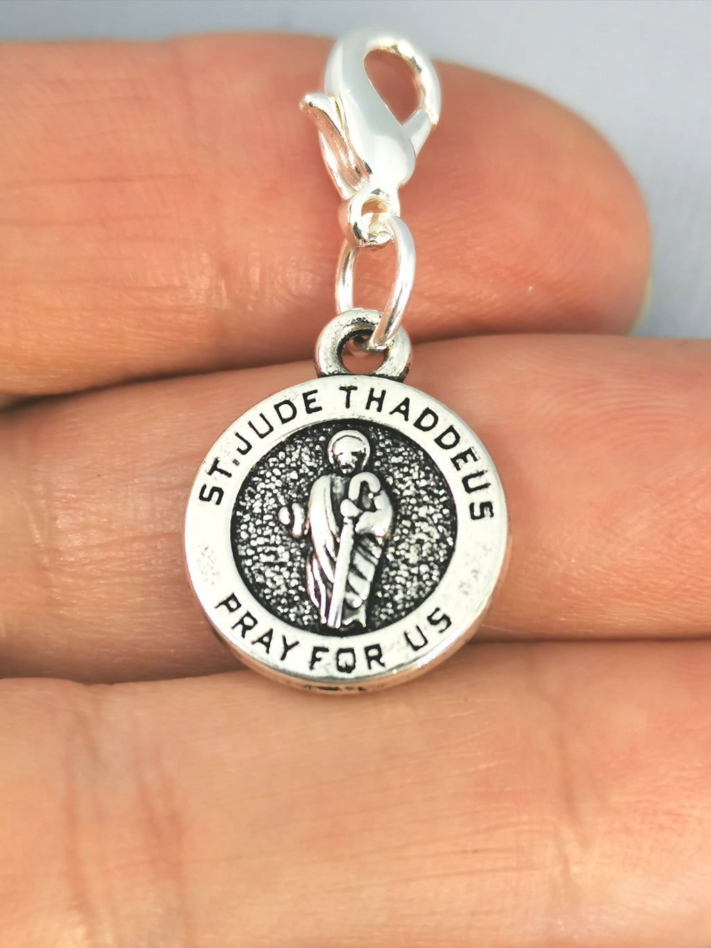Saint Jude Thaddeus Clip on Charm