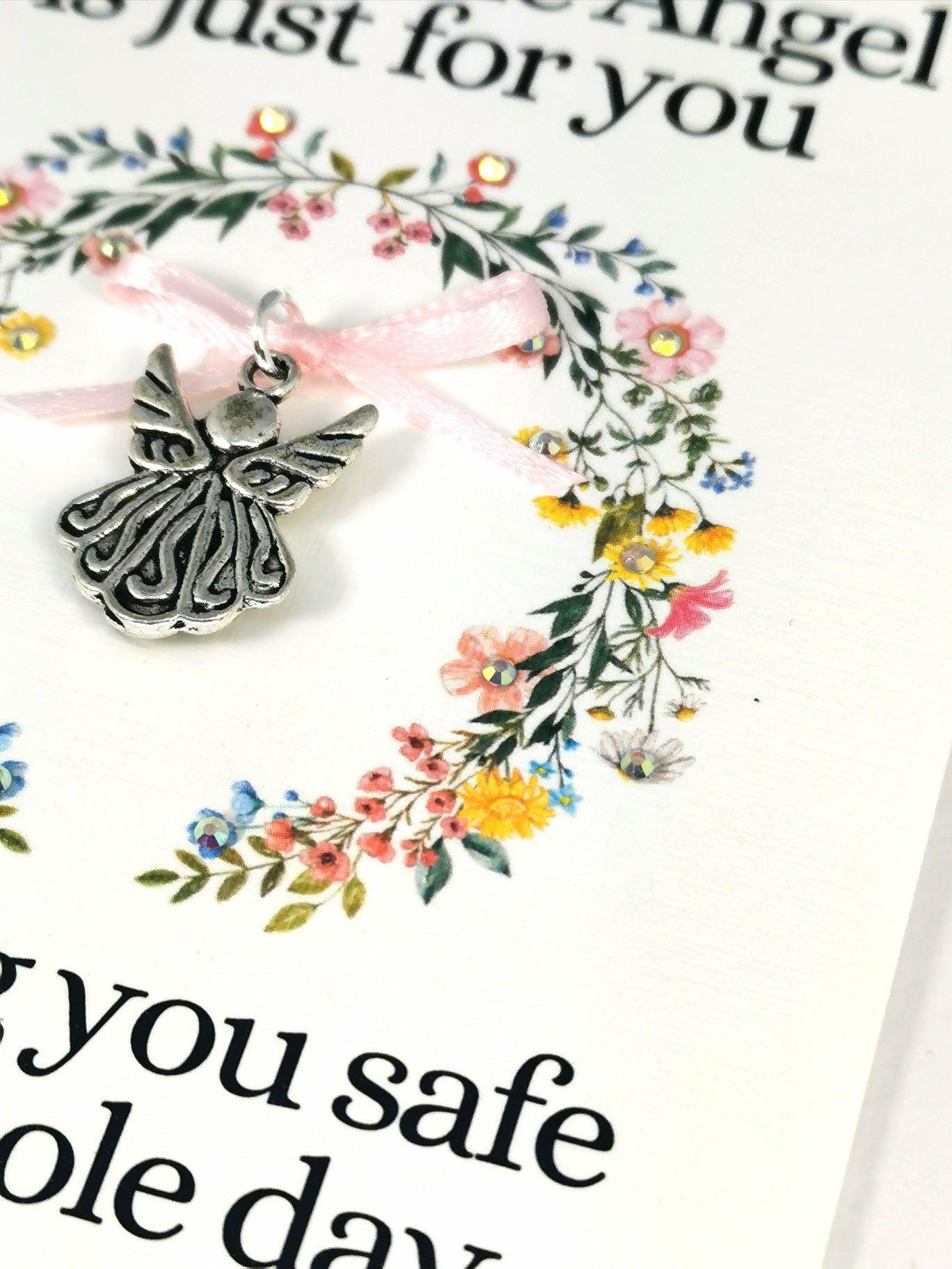 Angel Charm Card | Inspirational Angel Charm Card