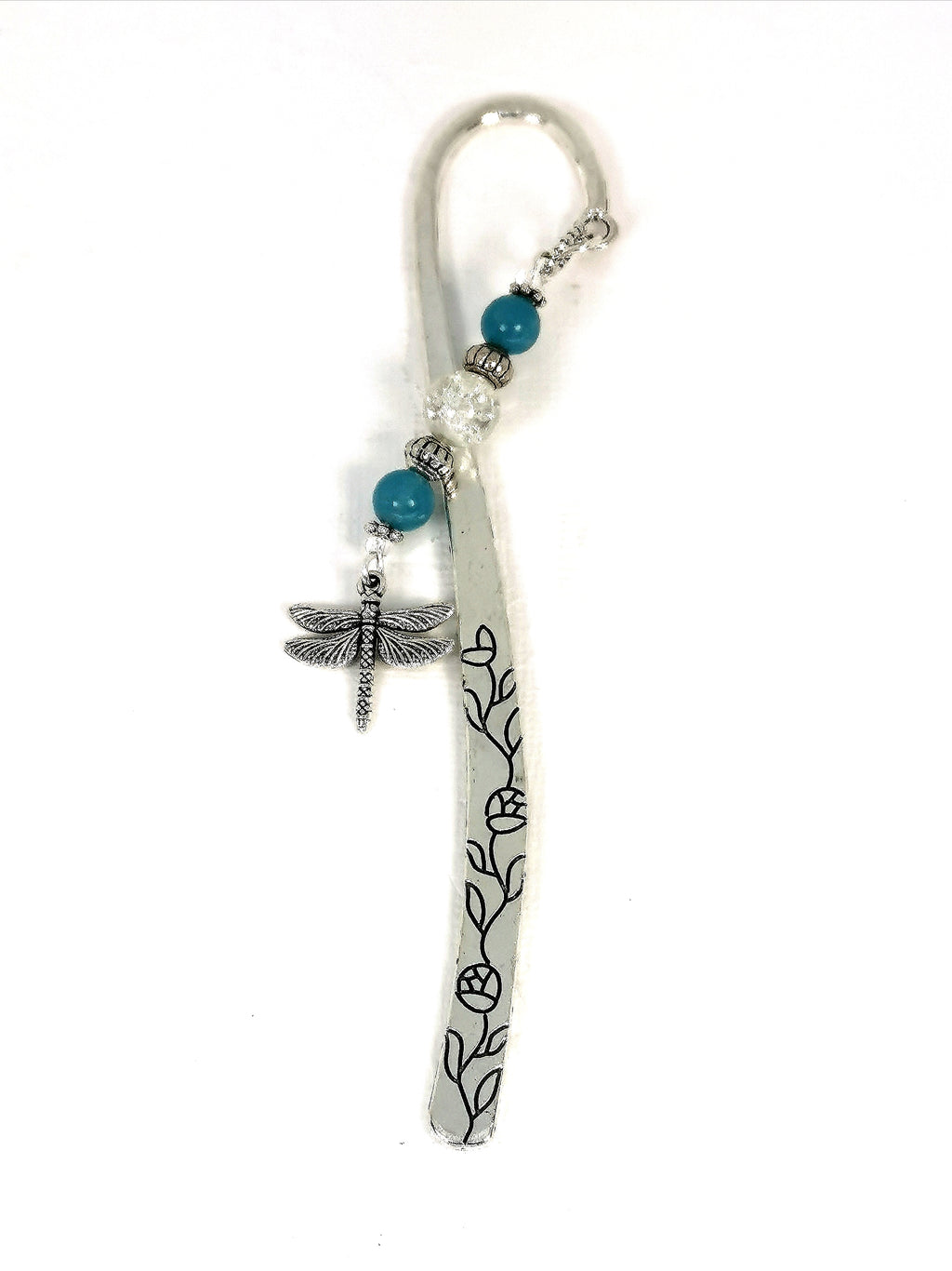 Gemstone Dragonfly Bookmark  |  Book Lover Gift  | Teachers Gift  | Retirement Gift