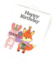 Happy Birthday Charm Card  | Childs Happy Birthday Bunny Card  | Happy Birthday Animal Card