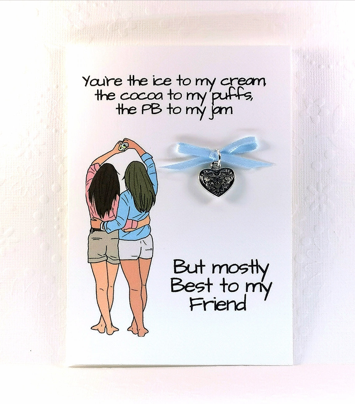 Best Friend Charm Card |   Other Half Best Friend funny Charm Card | Cards that mean more