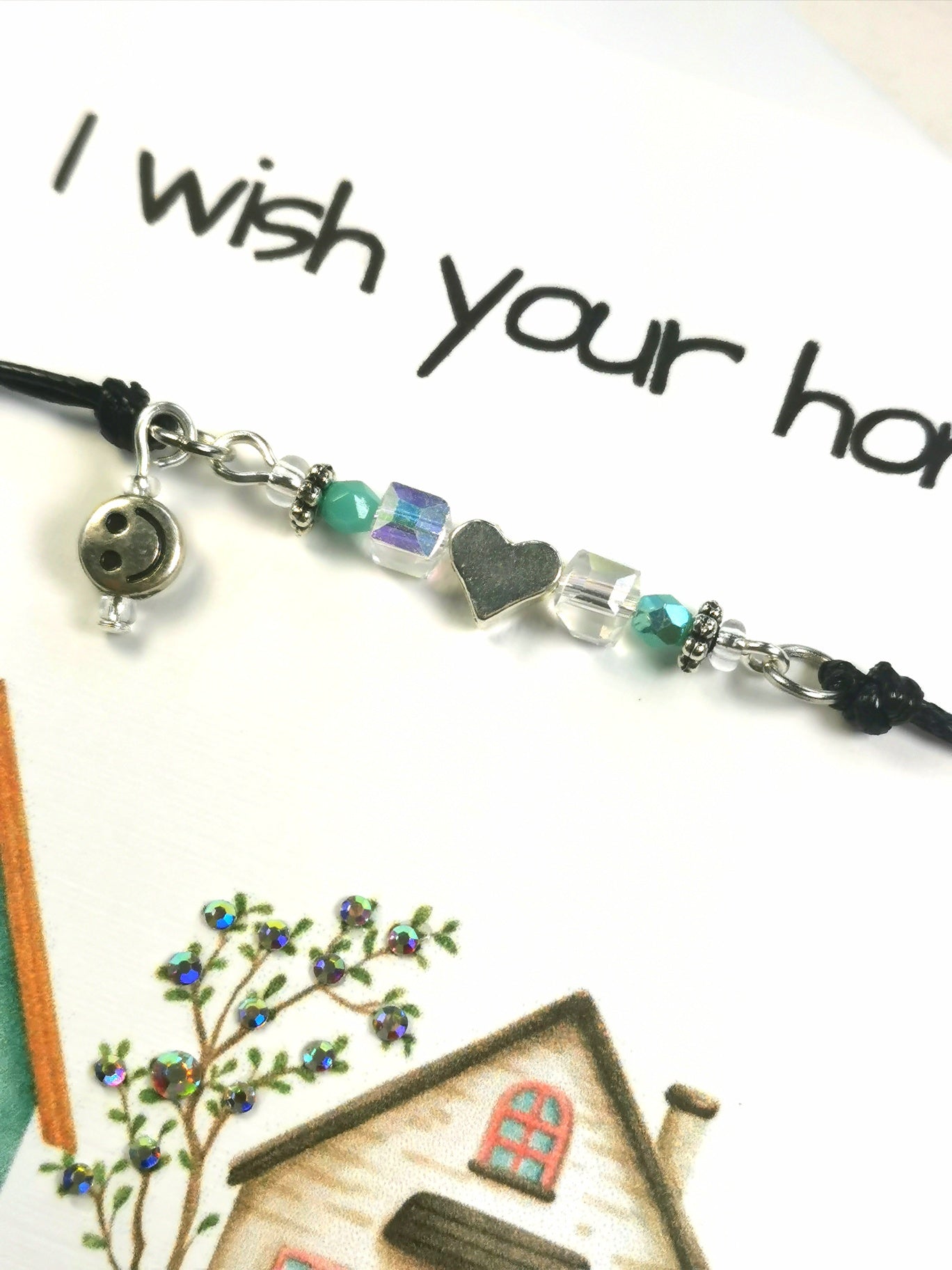 A Friendship Bracelet gift Card | I Wish Your home was connected to mine with a secret underground tunnel
