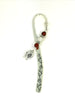 Ladybug Gemstone Bookmark  | Good luck Bookmark  | Beaded Carnelian Metal Bookmark