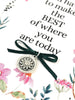 Encouragement Charm Card  | Pick me up Friendship Card | Rhinestone embellished note card