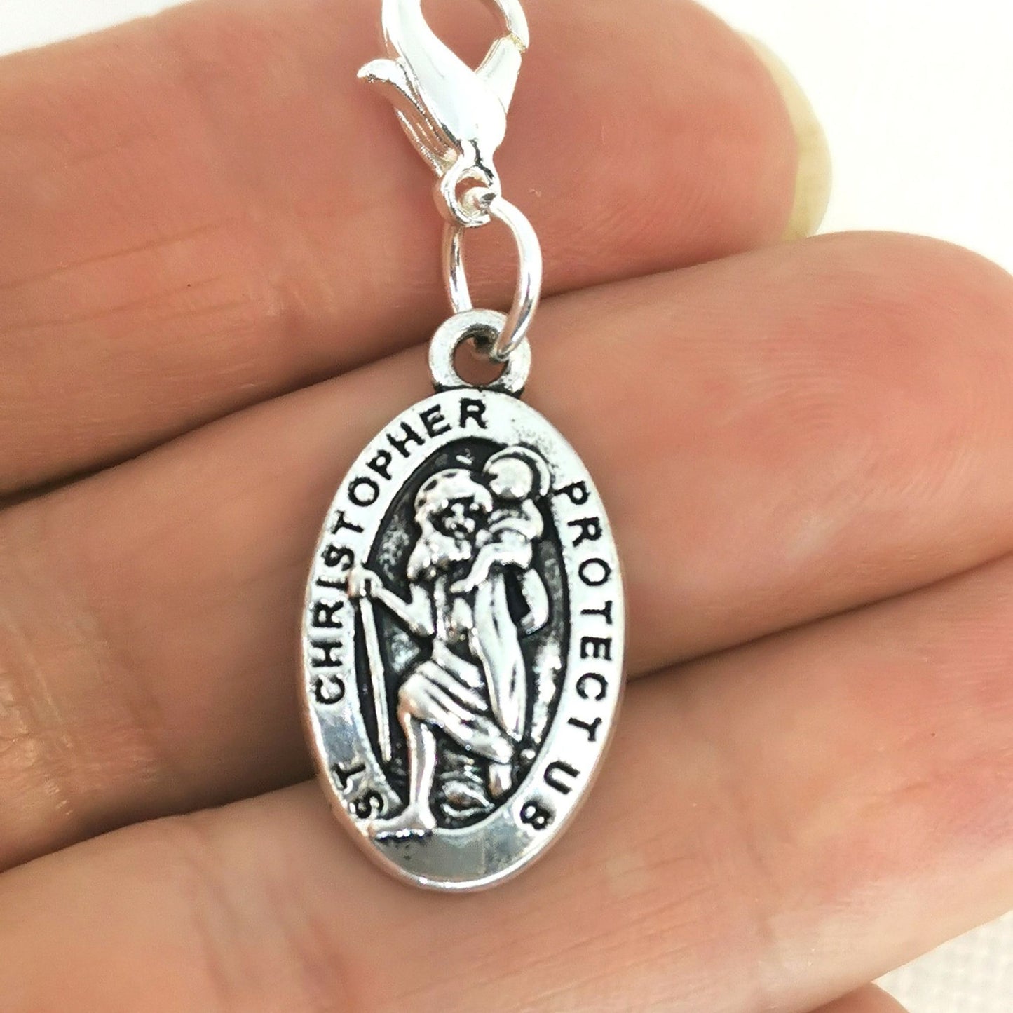 St. Christopher Clip On Protection Charm