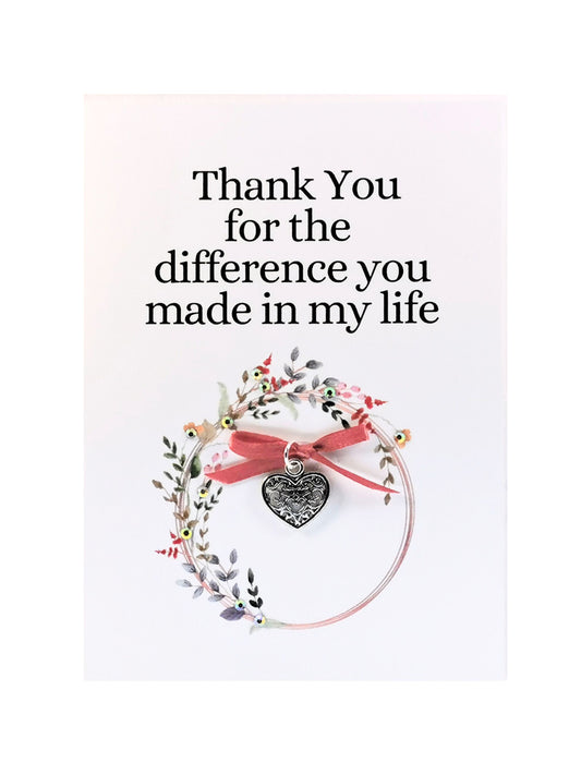 Thank You Note Card  | Appreciation Thank You card | Handmade Cards | Caregiver card