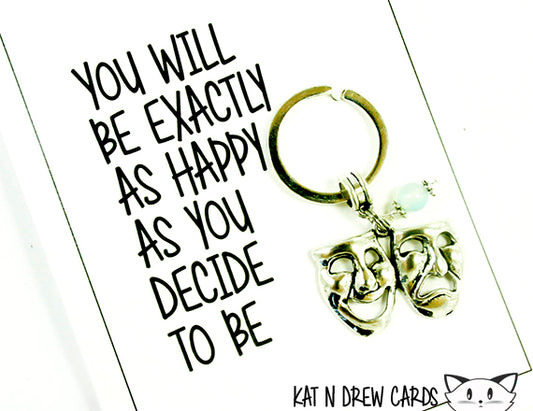 Happy As You Decide Card.  KEY013