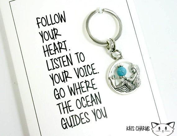 Where The Ocean Guides Card.  KEY022
