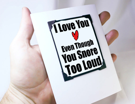 funny love you card as Magnet Card