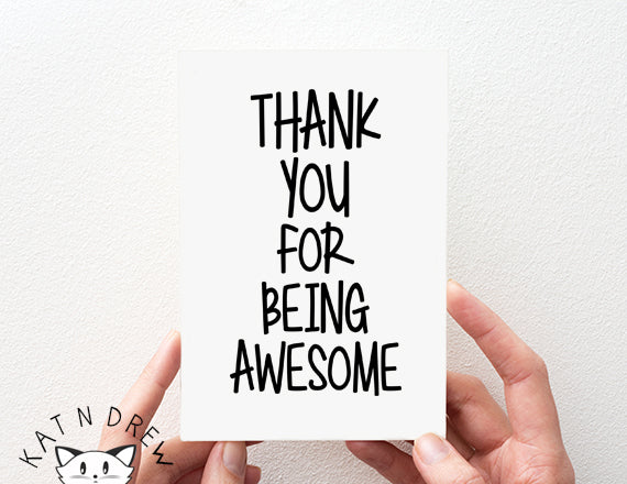 Thank You/ Awesome Card.  PGC144