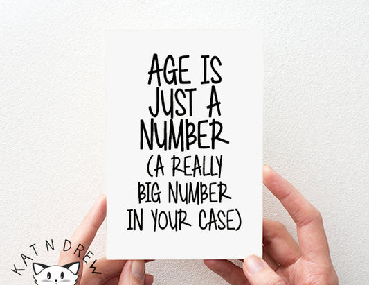 funny birthday card for old people