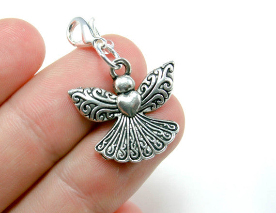 elegant angel charm