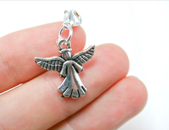 cute angel charm for charm bracelets