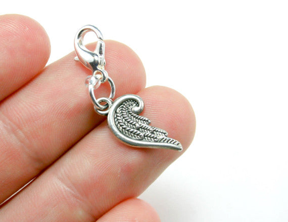 angel wing charm