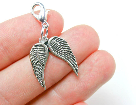 guardian angel wings charm