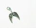 silver angel wing charm