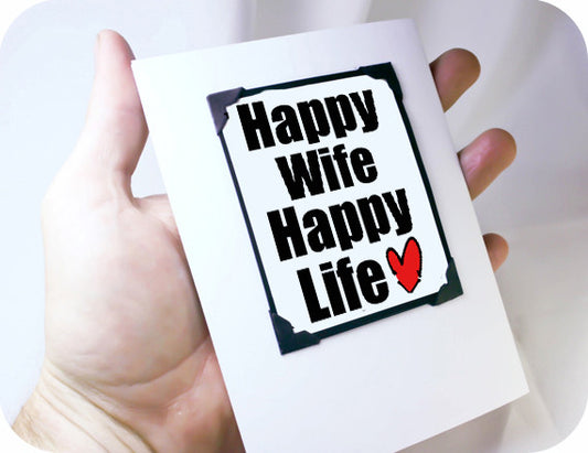 funny anniversary card for her love you card