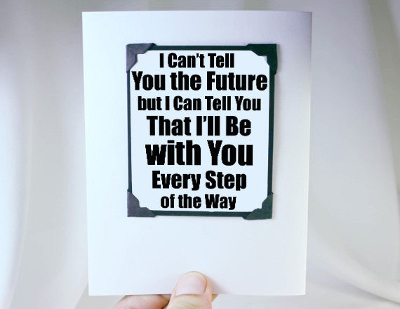 new baby card and magnet gift idea
