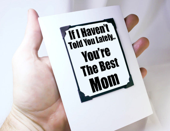 birthday card for mom with magnet