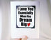 dream big quote magnet and card