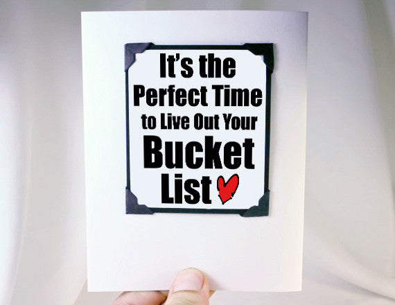 Bucket List Card. MT122