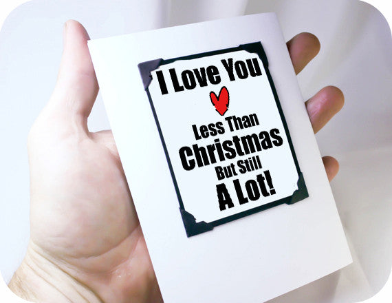 christmas gift cute magnet card love you gift