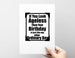 funny late birthday quote