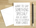 I Love You Even/ Cat Person Card.  PGC016
