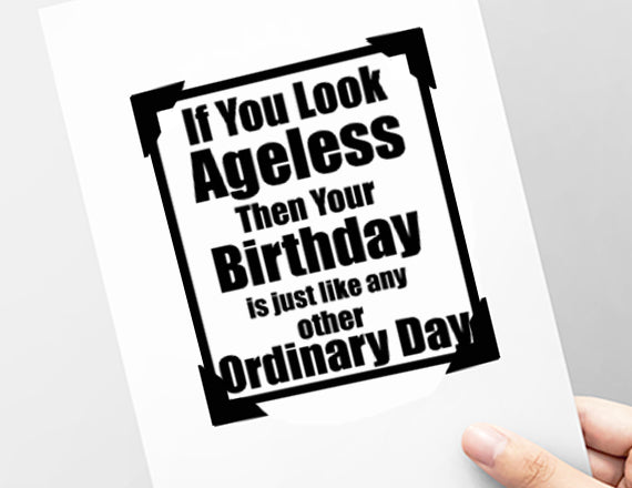 funny birthday card
