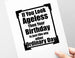 funny birthday card