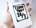 valentines day card for him cute love you card