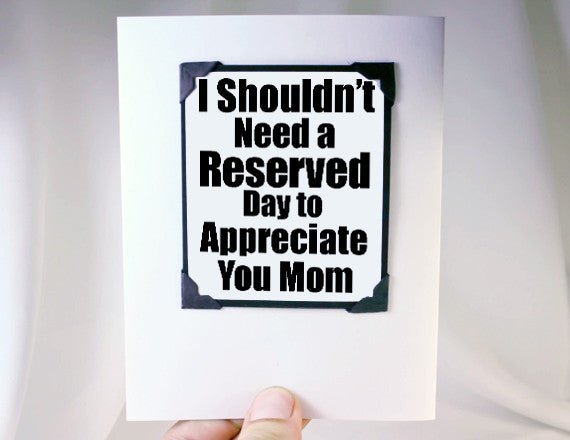 mothers day card fun love you card for mom for birthdays