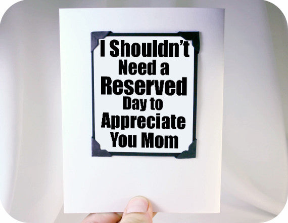 happy mothers day magnet card love you gift for mom