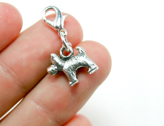 yorkie dog lover charm