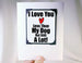 love you quote dog lover charm