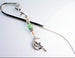 beaded fairy charm on bookmark