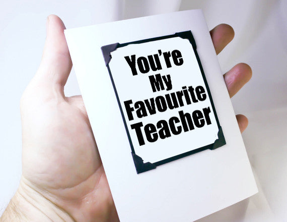 favourite teacher qutoe and magnet gift
