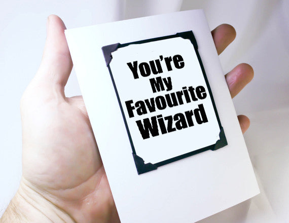 harry potter quote funny card and magnet