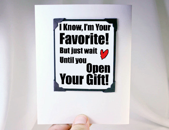 funny birthday gift card and magnet